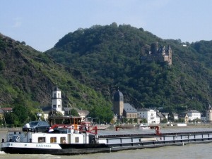 St. Goarshausen mit Burg Katz